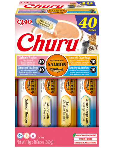 Inaba Ciao Churu lõhe maius kassidele 40x14g...