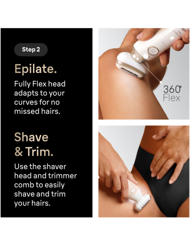 Braun Silk•épil 9 Flex SkinSpa epilaator +...