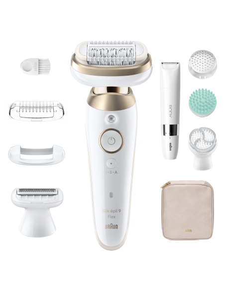 Braun Silk•épil 9 Flex SkinSpa epilaator + minitrimmer BODY