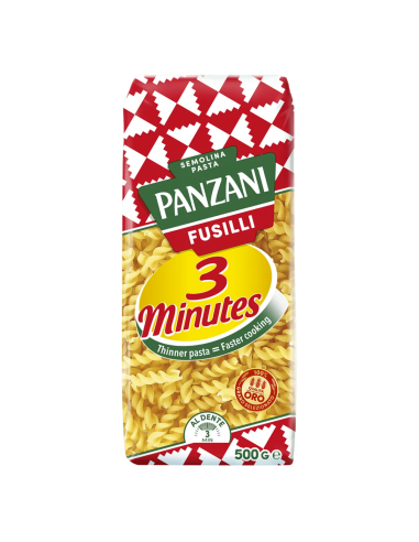 KAST 12 tk! Panzani 3-minuti Fusilli 500g