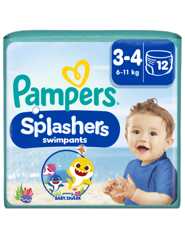 KAST 8 tk! Pampers Pants Splashers, Suurus 3-4,...