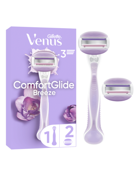 KAST 6 tk! Gillette Venus ComfortGlide Breeze Raseerija + Varuterad 2 tk