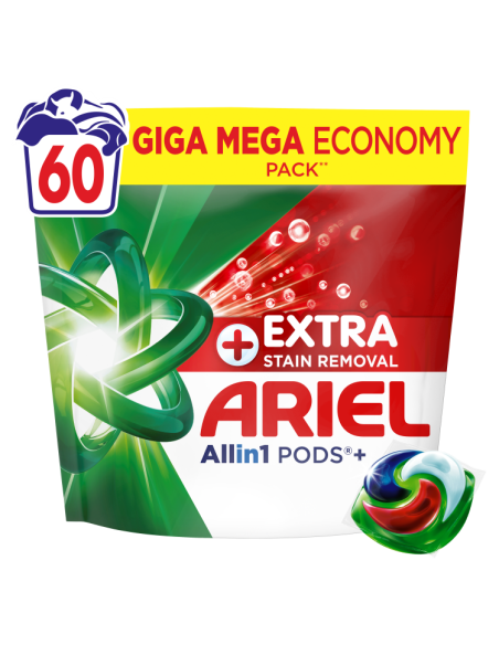 KAST 2 tk! Ariel All-in-1 PODS +Extra Clean Power Pesukapslid, 60 Pesukorda