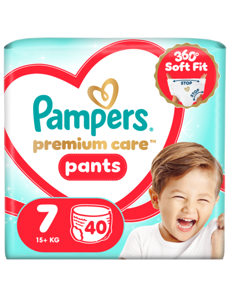 KAST 2 tk! Pampers Premium Care Pants püksmähkmed suurus 7 (40 tk)