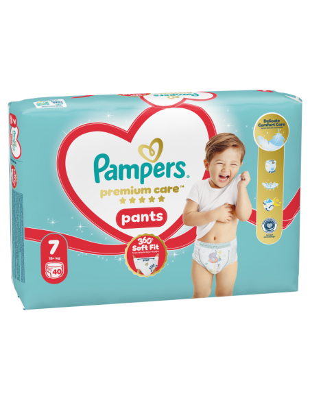 KAST 2 tk! Pampers Premium Care Pants püksmähkmed suurus 7 (40 tk)