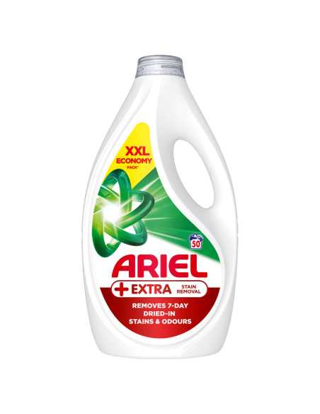 Ariel Extra Stain Removal Pesugeel, 50 Pesukorda, 2 L