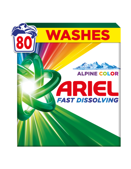 Ariel Pesupulber Color, 4.4 kg, 80 Pesukorda