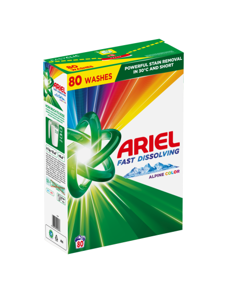 Ariel Pesupulber Color, 4.4 kg, 80 Pesukorda