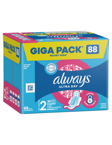 Always Ultra päeva hügieenisidemed tiibadega 88...