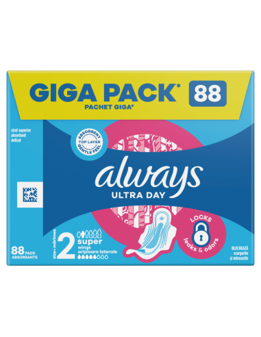 Always Ultra päeva hügieenisidemed tiibadega 88...