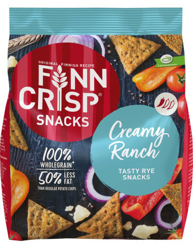 Finn Crisp täistera rukkisnäkid Creamy Ranch 150g