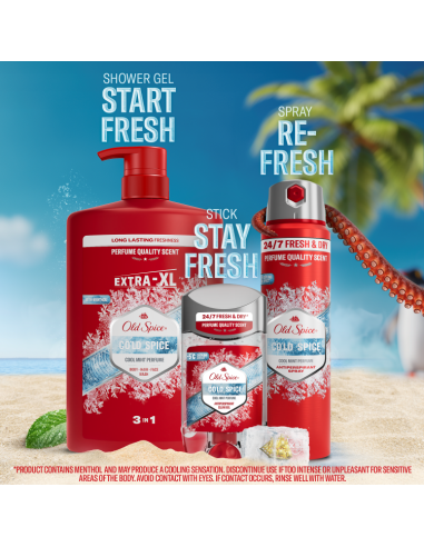 KAST 4 tk! Old Spice Cold Spice meeste dušigeel...