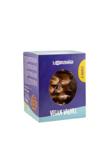 KAST 16 tk! Loodusvägi ÖKO Belgia vahvel vegan...