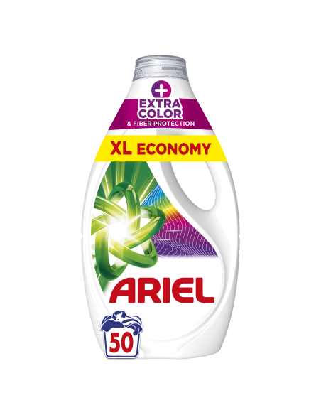 Ariel +Extra Color Pesugeel, 50 Pesukorda, 2.25 L