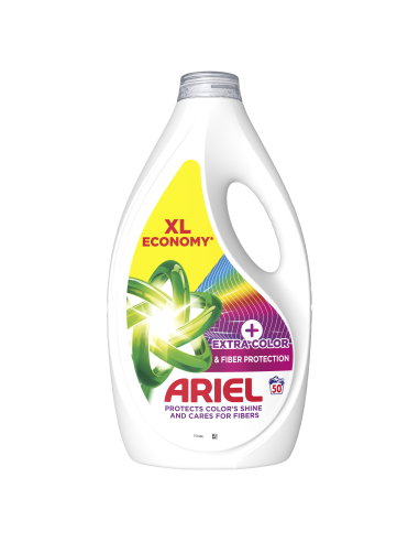 Ariel +Extra Color Pesugeel, 50 Pesukorda, 2.25 L