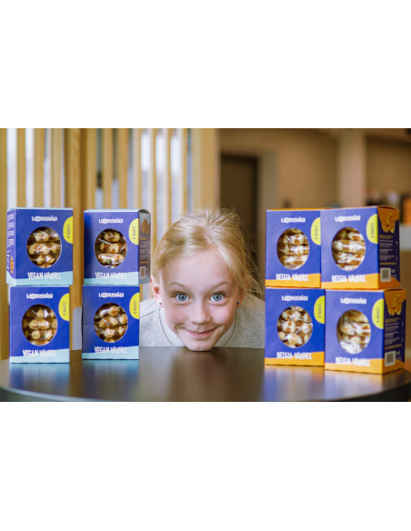 KAST 16 tk! Loodusvägi ÖKO Belgia vahvel vegan 150g BE-BIO-02