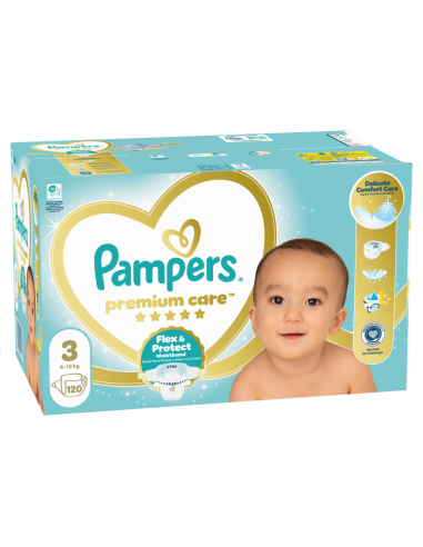 Pampers Premium Care Mähkmed, Suurus 3, 120 Mähet