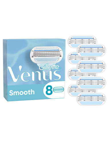 Gillette Venus Smooth raseerija varuterad 8 tk