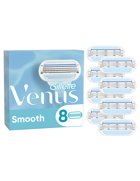 Gillette Venus Smooth raseerija varuterad 8 tk