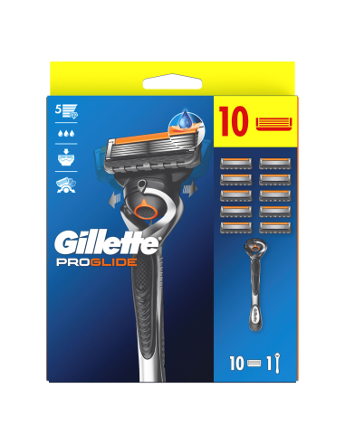 Gillette Fusion5 ProGlide raseerija + 10 varutera