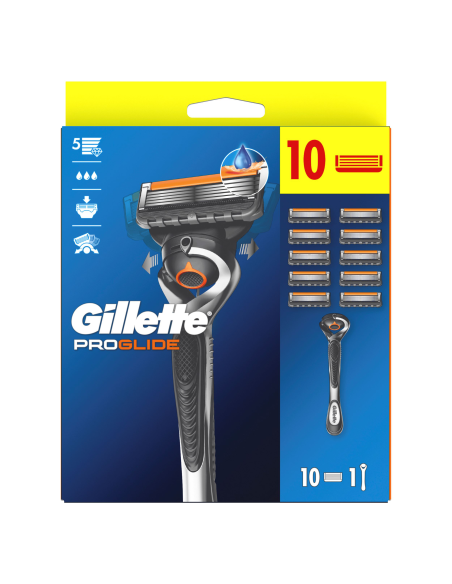 Gillette Fusion5 ProGlide raseerija + 10 varutera