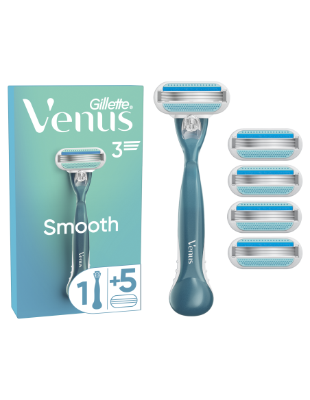 Gillette Venus Smooth raseerija + 4 varutera