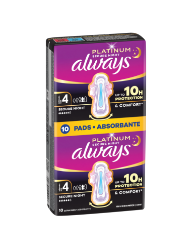 Always Platinum Secure Night Size 4...