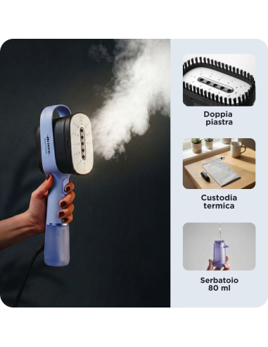 4301 Ariete Steam Style riideauruti 1200W Violet