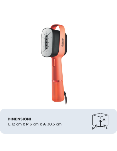 4301 Ariete Steam Style riideauruti 1200W Orange