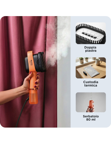 4301 Ariete Steam Style riideauruti 1200W Orange