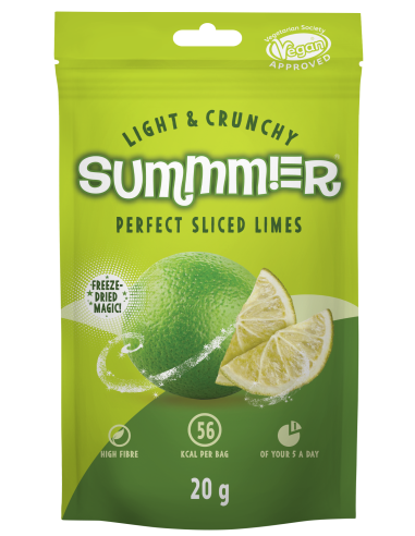 Summmer külmkuivatatud laimi viilud 20 g