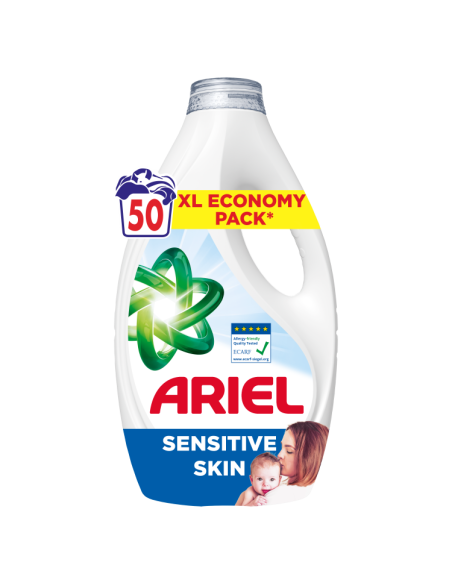 Ariel Sensitive Pesugeel, 2.25 L, 50 Pesukorda