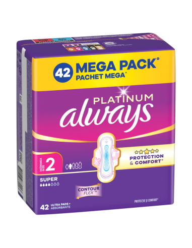 Always Platinum Super hügieenisidemed tiibadega...