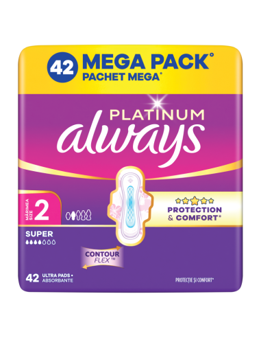 Always Platinum Super hügieenisidemed tiibadega...