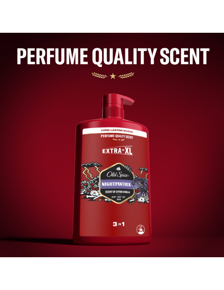 Old Spice Night Panther dušigeel ja sampoon 4x1000ml