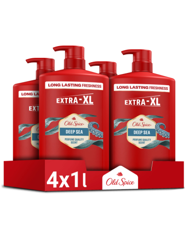 Old Spice Deep Sea dušigeel ja šampoon 4x1000ml