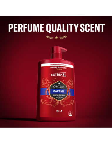 Old Spice Captain dušigeel ja šampoon 4x1000 ml