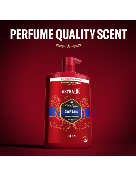 Old Spice Captain dušigeel ja šampoon 4x1000 ml