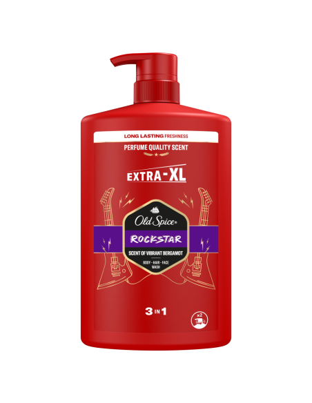 Old Spice Rockstar dušigeel ja šampoon 4x1000 ml