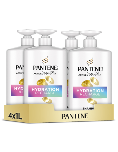 Pantene Pro-V hydration recharge šampoon 4x1000 ml