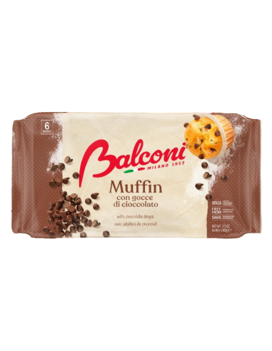 BALCONI muffin šokolaaditükkidega (6x40g)