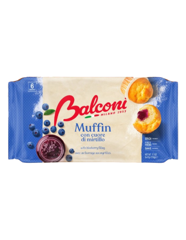 KAST 12 tk! BALCONI muffin mustikatäidisega...