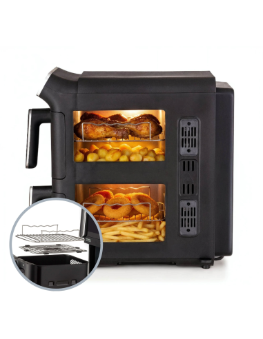 4640 Ariete Air Fryer Vertical Duo -...