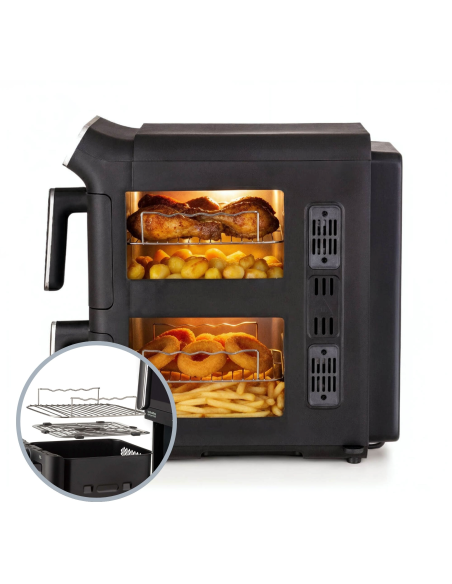 4640 Ariete Air Fryer Vertical Duo - vertikaalne kuumaõhufritüür 11 L (2 × 5,5 L)