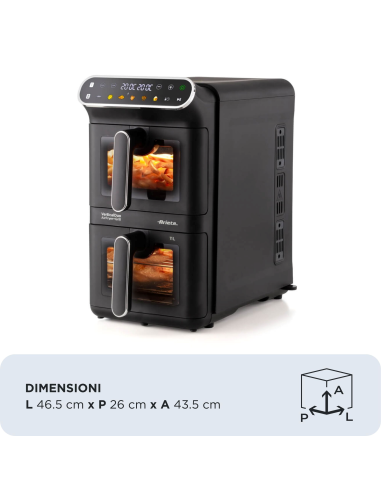 4640 Ariete Air Fryer Vertical Duo -...