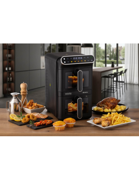 4640 Ariete Air Fryer Vertical Duo - vertikaalne kuumaõhufritüür 11 L (2 × 5,5 L)