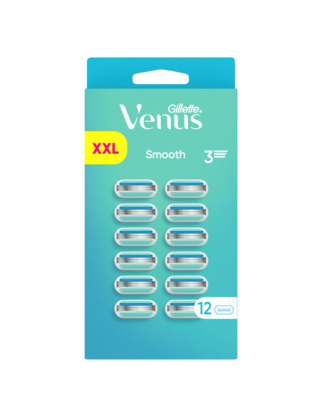 Gillette Venus Smooth raseerija varuterad,12 tk