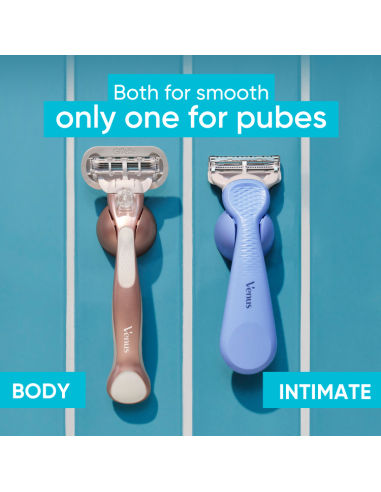 Gillette Venus Intimate raseerija + 5 vahetustera