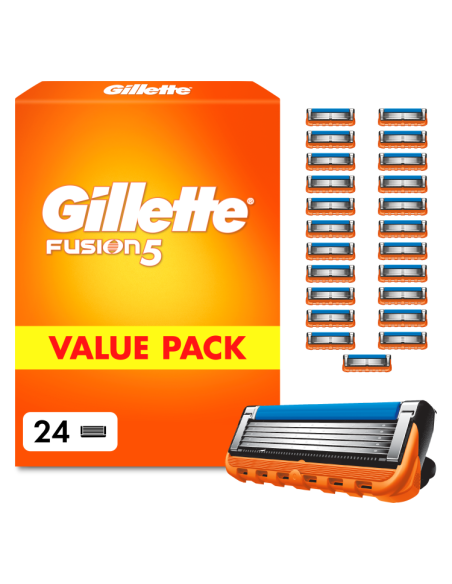 KAST 17 tk! Gillette Fusion5 Raseerija Terad Meestele, 24 Vahetustera