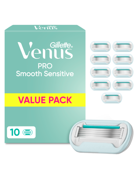KAST 20 tk! Gillette Venus Deluxe Smooth Sensitive Rosegold Raseerija Varuterad, 10 tk